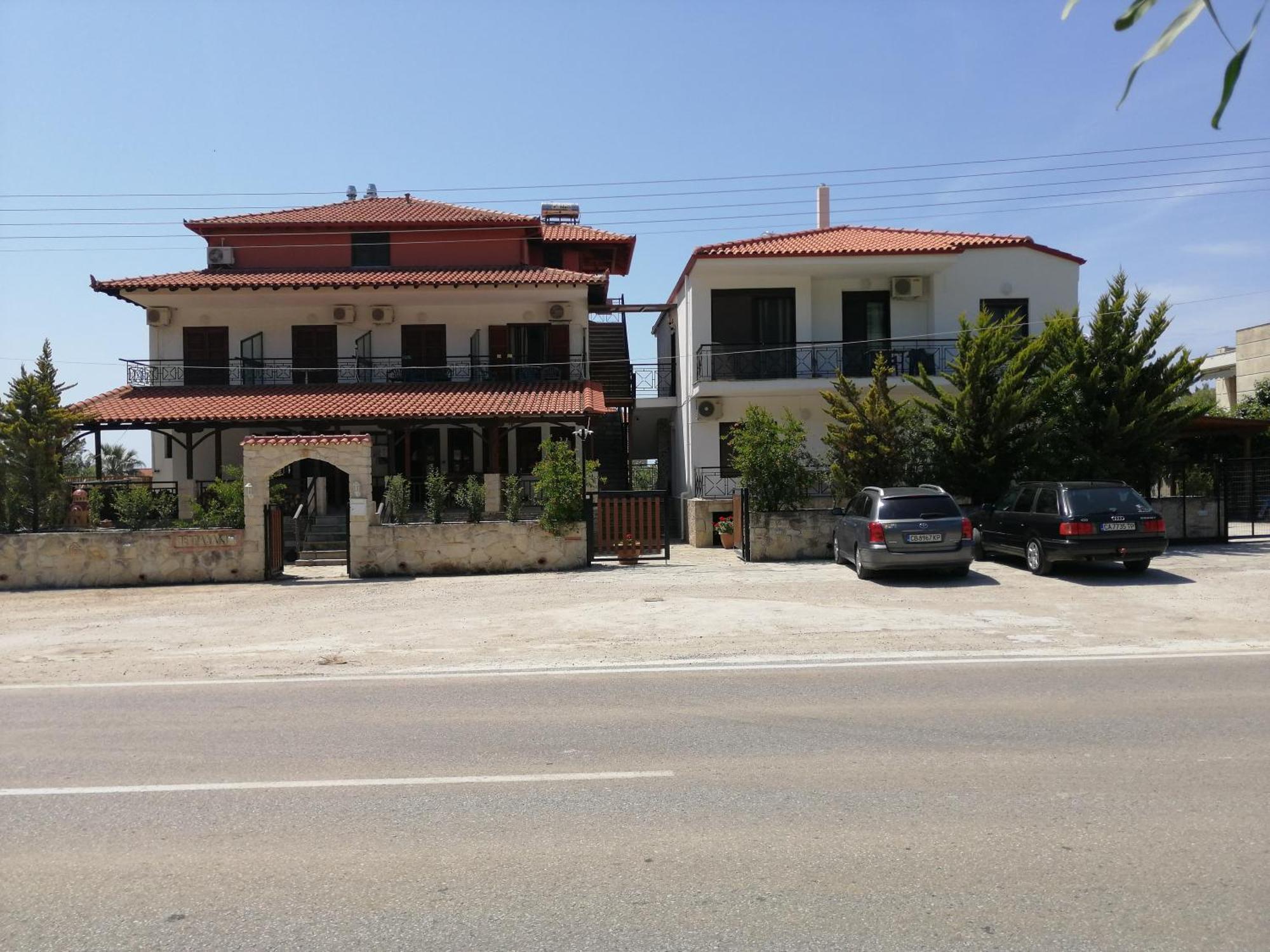 Petradaki Apartments Mola Kalyva Dış mekan fotoğraf